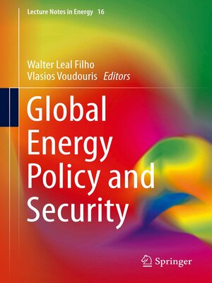 cover image of Global Energy Policy and Security